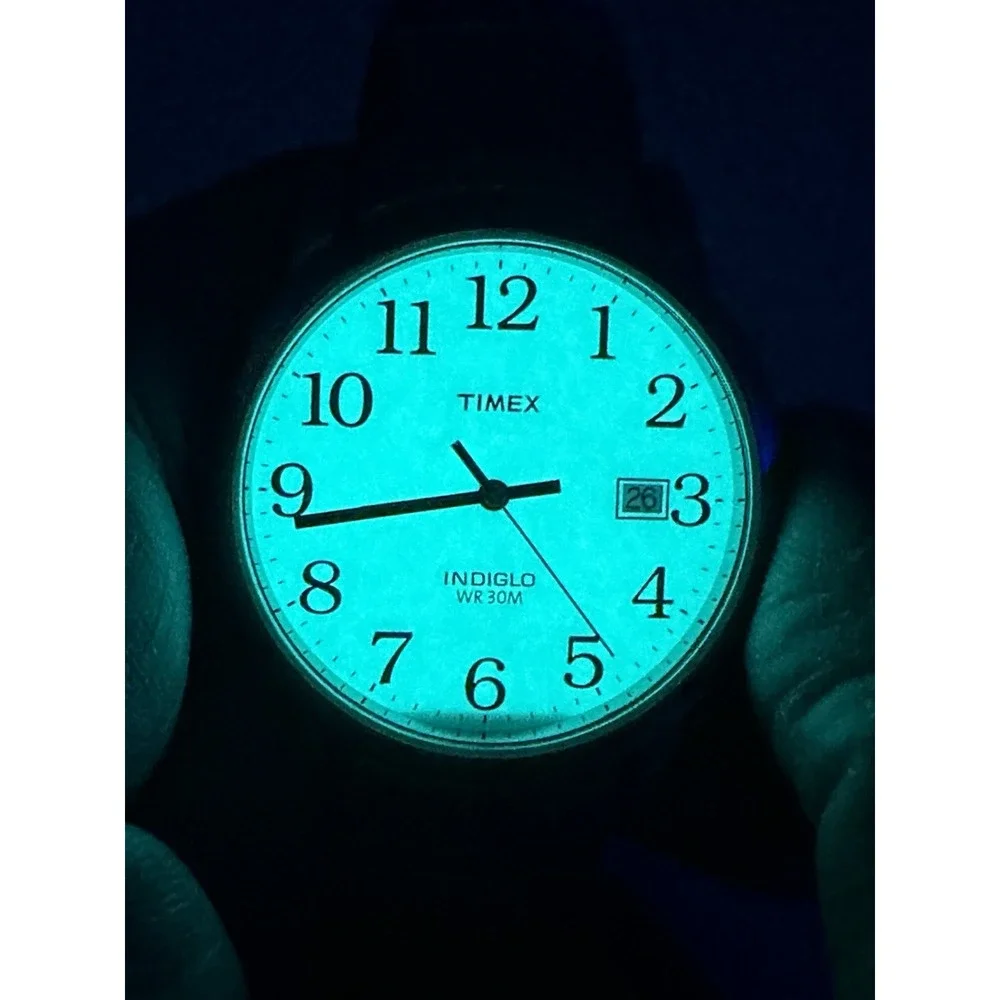 Timex Mens Indiglo T5 2009 Easy Reader Watch 35MM‎ 6.75